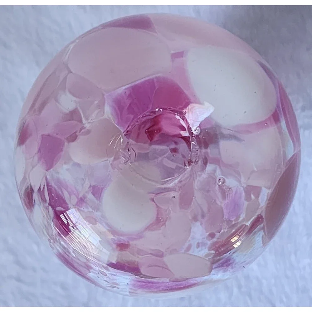 Blown Glass Vase, Home Decor, Collectible, Display Art, Colorful Display, Accent